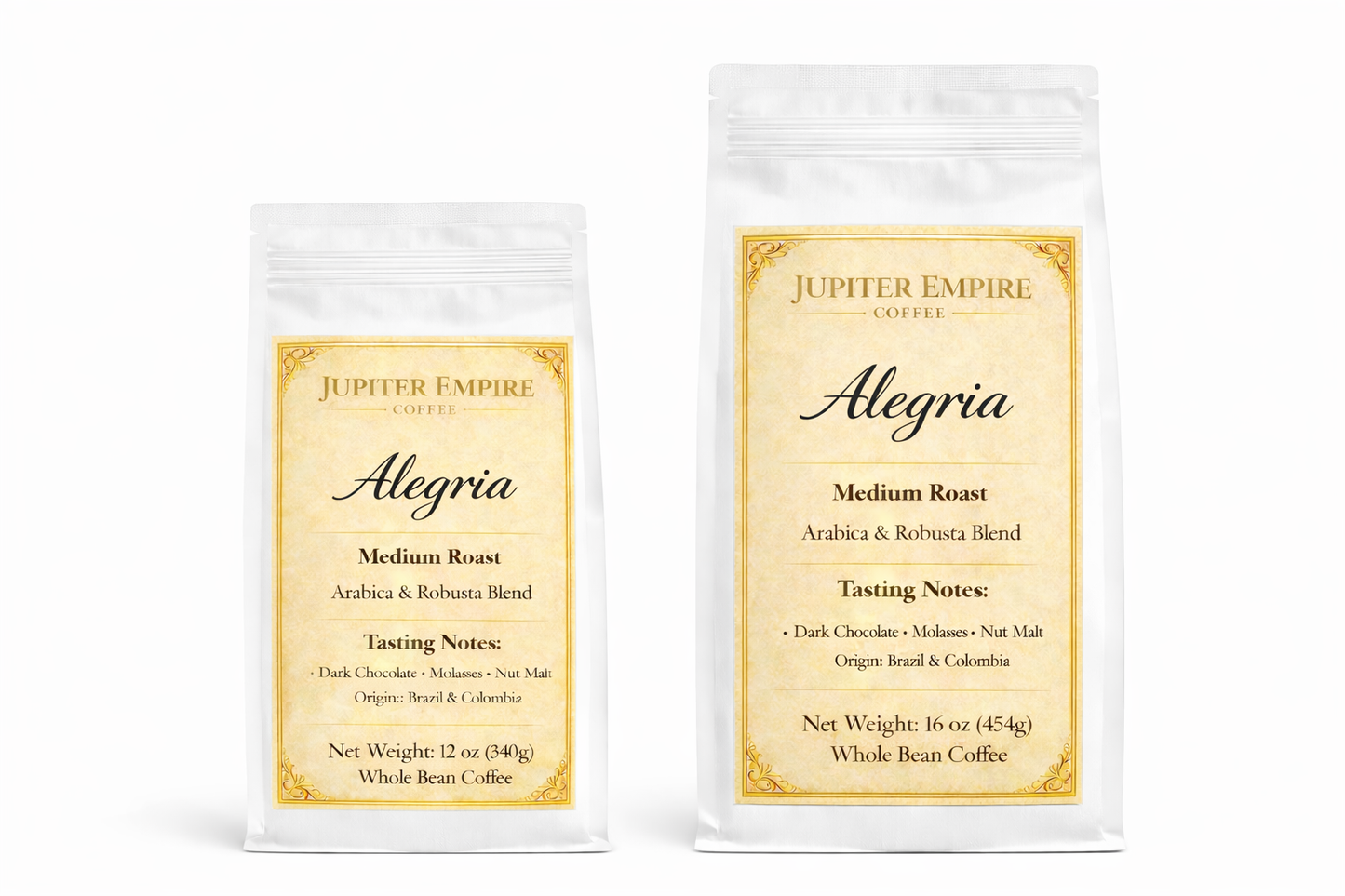 Alegria – Medium Roast Whole Bean Coffee | Jupiter Empire™ Coffee